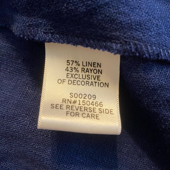 NWOT embroidered linen kimono - Picture 4 of 8